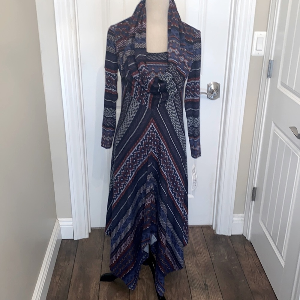 Bethany Cowl Neck Sweater Dress Size Medium
